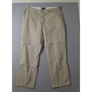 Polo Ralph Lauren Pants Mens 38x32 Khaki Classic Fit Straight Leg Preppy Dress
